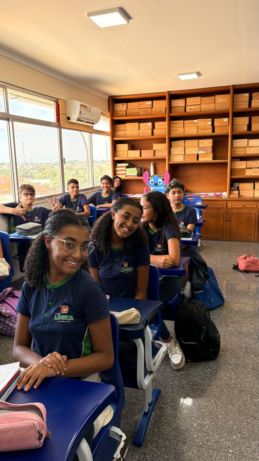 Sala de aula climatizada do Fundamental II